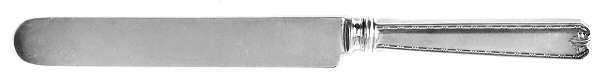 Madam Morris A-Engraved (Sterling, 1909) Blunt Hollow Knife with Bolster