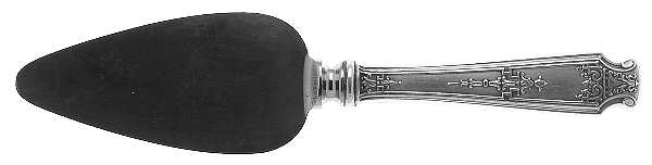 Mandarin (Sterling, 1917-1918) Cheese Server with Silverplate Blade by Whiting Manf Co