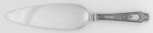 Mandarin (Sterling, 1917-1918) Pie Server with Silverplate Blade by Whiting Manf Co