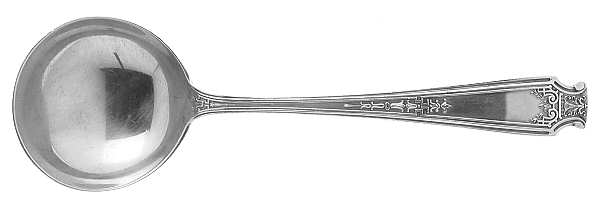 Mandarin (Sterling, 1917-1918) Round Bowl Soup Spoon (Bouillon)