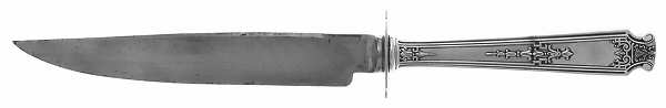 Mandarin (Sterling, 1917-1918) Knife-Carv/Lg-Stnbl/Roast Sterling Guard