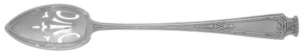 Mandarin (Sterling, 1917-1918) Pierced Bowl Short Handle Olive Spoon