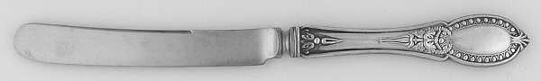 Mask (Sterling, 1889, No Monograms) Dessert/Tea Knife with Stainless Blade