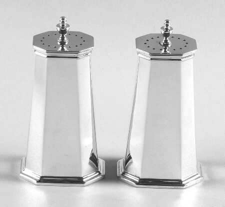 Sterling Hollowware Salt and Pepper Set
