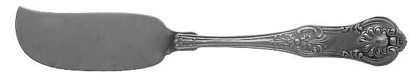 Old King (Sterling, 1890) Flat Handle Butter Spreader