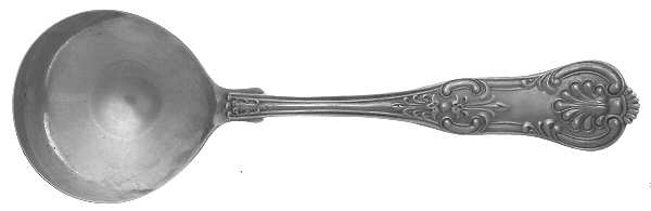 Old King (Sterling, 1890) Round Bowl Soup Spoon (Bouillon)
