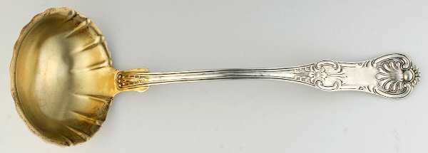Old King (Sterling, 1890) Oyster Ladle Solid Piece
