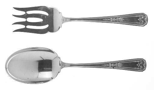 Oriana (Sterling, 1916) (2 Pc) Solid Salad Set