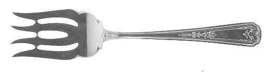 Oriana (Sterling, 1916) Solid Salad Serving Fork