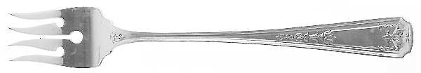 Oriana (Sterling, 1916) Large Individual Terrapin Fork