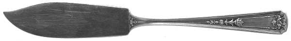 Oriana (Sterling, 1916) Flat Handle Master Butter Knife