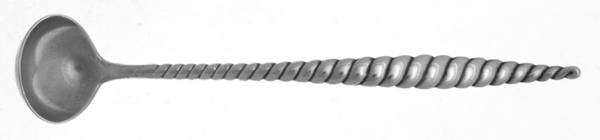 Oval Twist (Sterling, 1880) Mustard Spoon