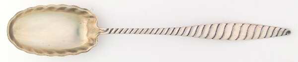 Oval Twist (Sterling, 1880) Solid Gravy Serving Spoon