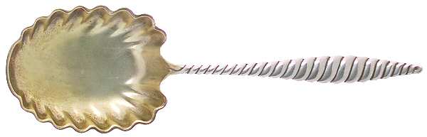 Oval Twist (Sterling, 1880) Preserve Spoon