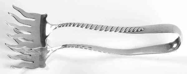 Oval Twist (Sterling, 1880) Sardine Tongs