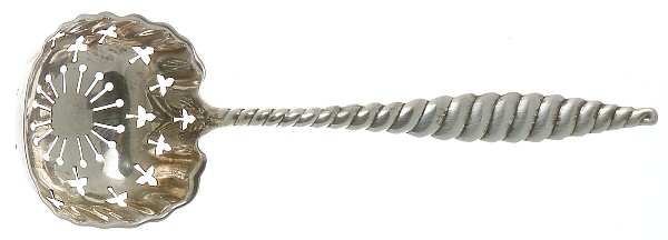 Oval Twist (Sterling, 1880) Large Sugar Sifter