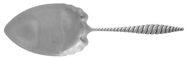 Oval Twist (Sterling, 1880) Large Solid Pie Knife