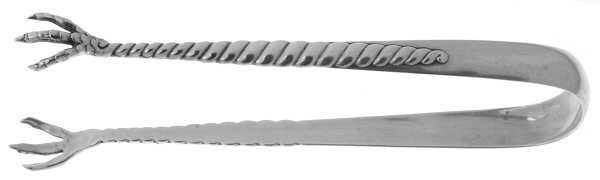 Oval Twist (Sterling, 1880) Large Sugar Tongs
