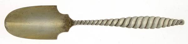 Oval Twist (Sterling, 1880) Solid Cheese Scoop