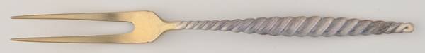 Oval Twist (Sterling, 1880) Individual Berry Fork