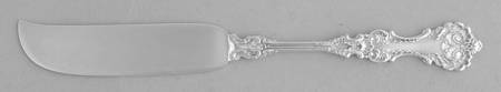 Pompadour (Sterling, 1895-1898) Flat Handle Butter Spreader