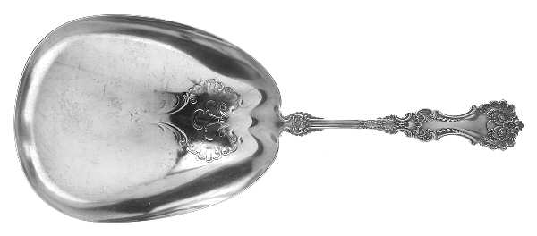 Pompadour (Sterling, 1895-1898) Cracker Spoon by Whiting Manf Co