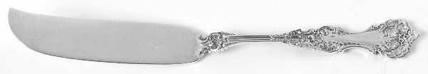 Pompadour (Sterling, 1895-1898) Flat Handle Butter Spreader