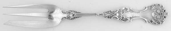 Pompadour (Sterling, 1895-1898) Old Style Pickle Fork