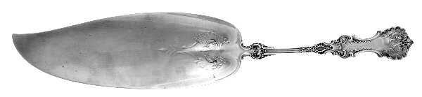 Pompadour (Sterling, 1895-1898) Large Solid Fish Serving Knife