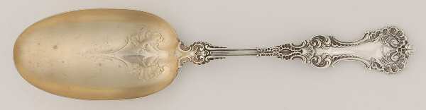 Pompadour (Sterling, 1895-1898) Solid Salad Serving Spoon