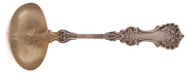 Pompadour (Sterling, 1895-1898) Solid Gravy Ladle