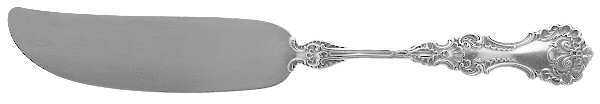 Pompadour (Sterling, 1895-1898) Individual Solid Fish Knife
