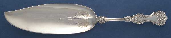 Pompadour (Sterling, 1895-1898) Small Solid Fish Serving Knife by Whiting Manf Co