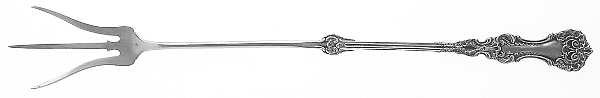 Pompadour (Sterling, 1895-1898) Large Lettuce Serving Fork