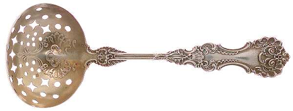 Pompadour (Sterling, 1895-1898) Large Sugar Sifter