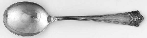 Pompeian (Sterling, 1913) Round Bowl Soup Spoon (Gumbo)