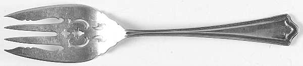 Portland (Sterling, 1913-1914, No Monograms) Medium Solid Cold Meat Serving Fork