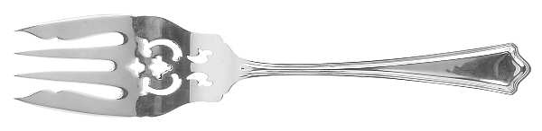 Portland (Sterling, 1913-1914, No Monograms) Small Solid Cold Meat Serving Fork
