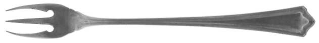 Portland (Sterling, 1913-1914, No Monograms) Oyster Fork