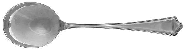 Portland (Sterling, 1913-1914, No Monograms) Round Bowl Soup Spoon (Gumbo)