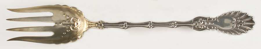 Radiant (Sterling, 1895) Oversize Solid Salad Servng Fork