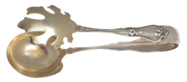 Violet (Sterling, 1905) Large Ice Serving Tongs