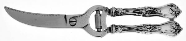 Violet (Sterling, 1905) Poultry Shears with Stainless Blades by Whiting Manf Co