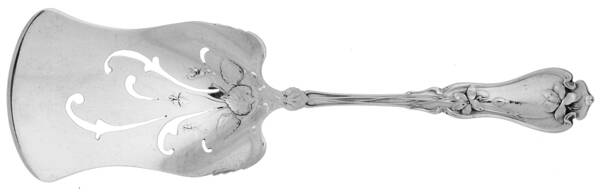 Violet (Sterling, 1905) Tomato Server, Solid Piece by Whiting Manf Co