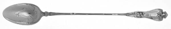 Violet (Sterling, 1905) Individual Long Handled Lemonade Spoon by Whiting Manf Co