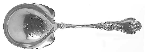 Violet (Sterling, 1905) Preserve Spoon by Whiting Manf Co