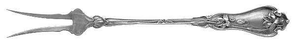 Violet (Sterling, 1905) Two-Tine Butter Pick
