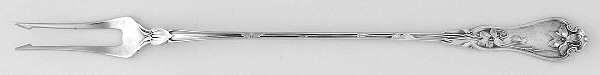 Violet (Sterling, 1905) Long Handle Olive Fork