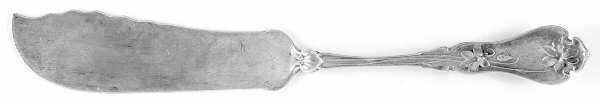 Violet (Sterling, 1905) Flat Handle Master Butter Knife