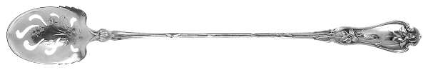 Violet (Sterling, 1905) Pierced Bowl Long Handle Olive Spoon